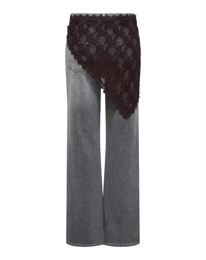Only - ONLSof Lace Tørklæde - Seal Brown 
